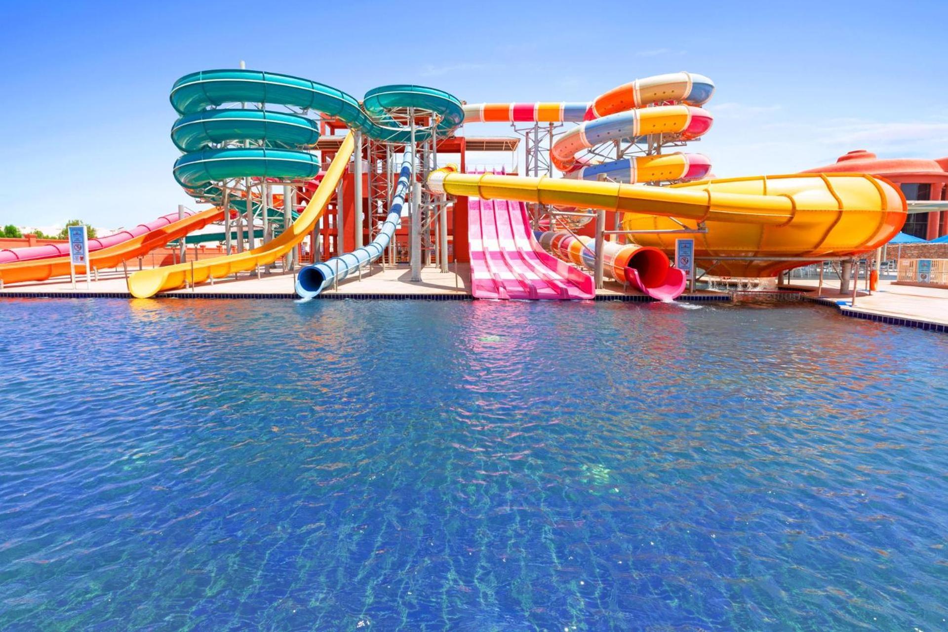 Pickalbatros Laguna Vista Aqua Park Sharm El Sheikk Exterior foto The park's slides